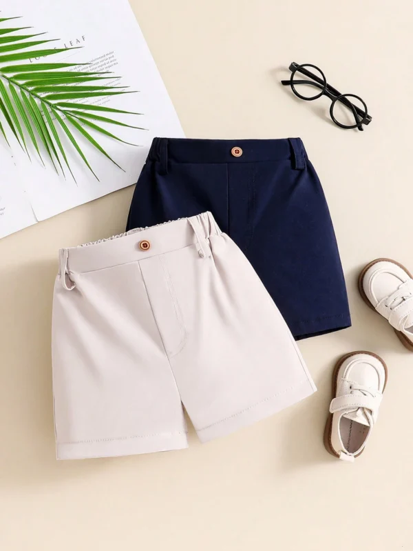 Pantalon corto casual para niño pequeño y bebé niño