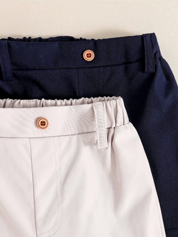 Pantalon corto casual para niño pequeño y bebé niño - Imagen 3