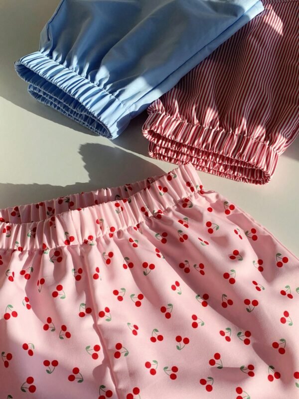 pantalon corto casual y holgado con cintura elástica - Imagen 3