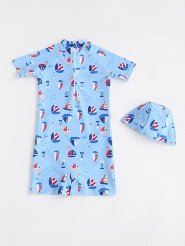 Traje De Baño De Una Pieza Con Estampado De Dibujos Animados - Imagen 2