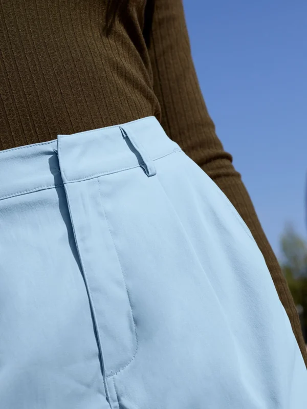 Shorts de talle alto con fruncido - Imagen 3