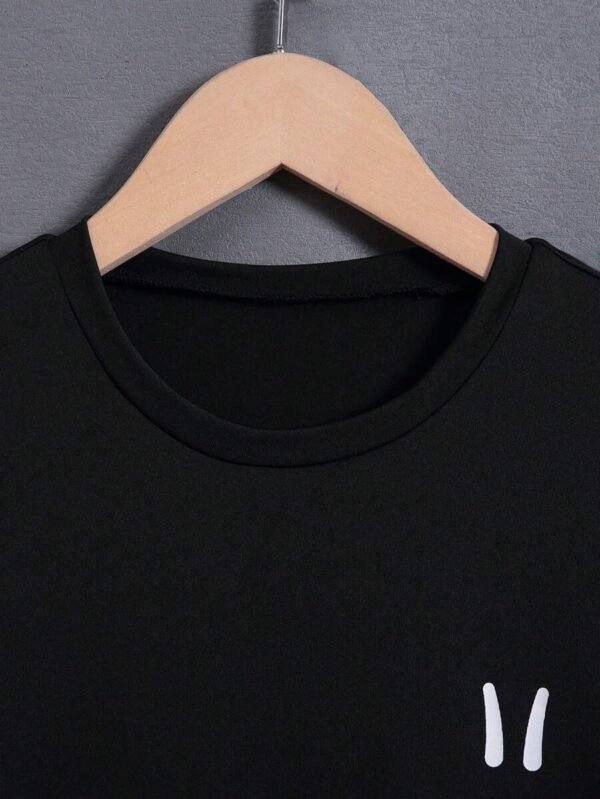 Camisetas Redondas Estampadas Con Cuello Redondo - Imagen 3
