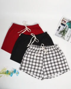 Pantalon corto casual de punto