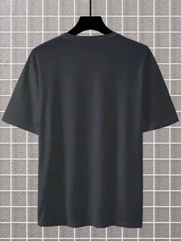 Camiseta sencilla de bolsillo de manga corta y cuello redondo - Imagen 2