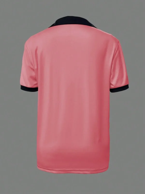 Camiseta polo de manga corta de moda sencilla y casual - Imagen 2