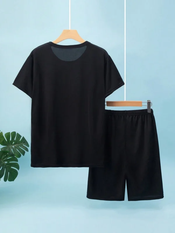 conjunto de camiseta de manga corta y pantalones cortos deportivos - Imagen 2