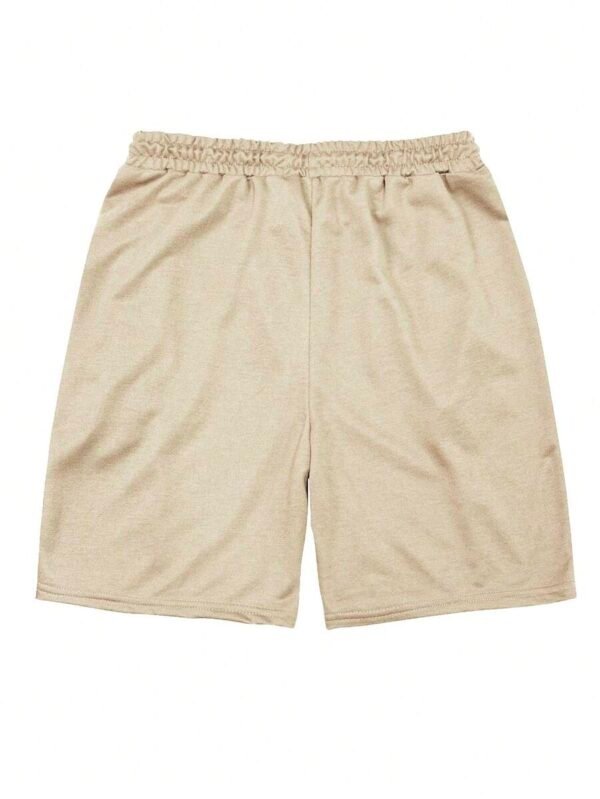 Pantalones cortos casuales con bolsillo y nudo delantero - Imagen 2