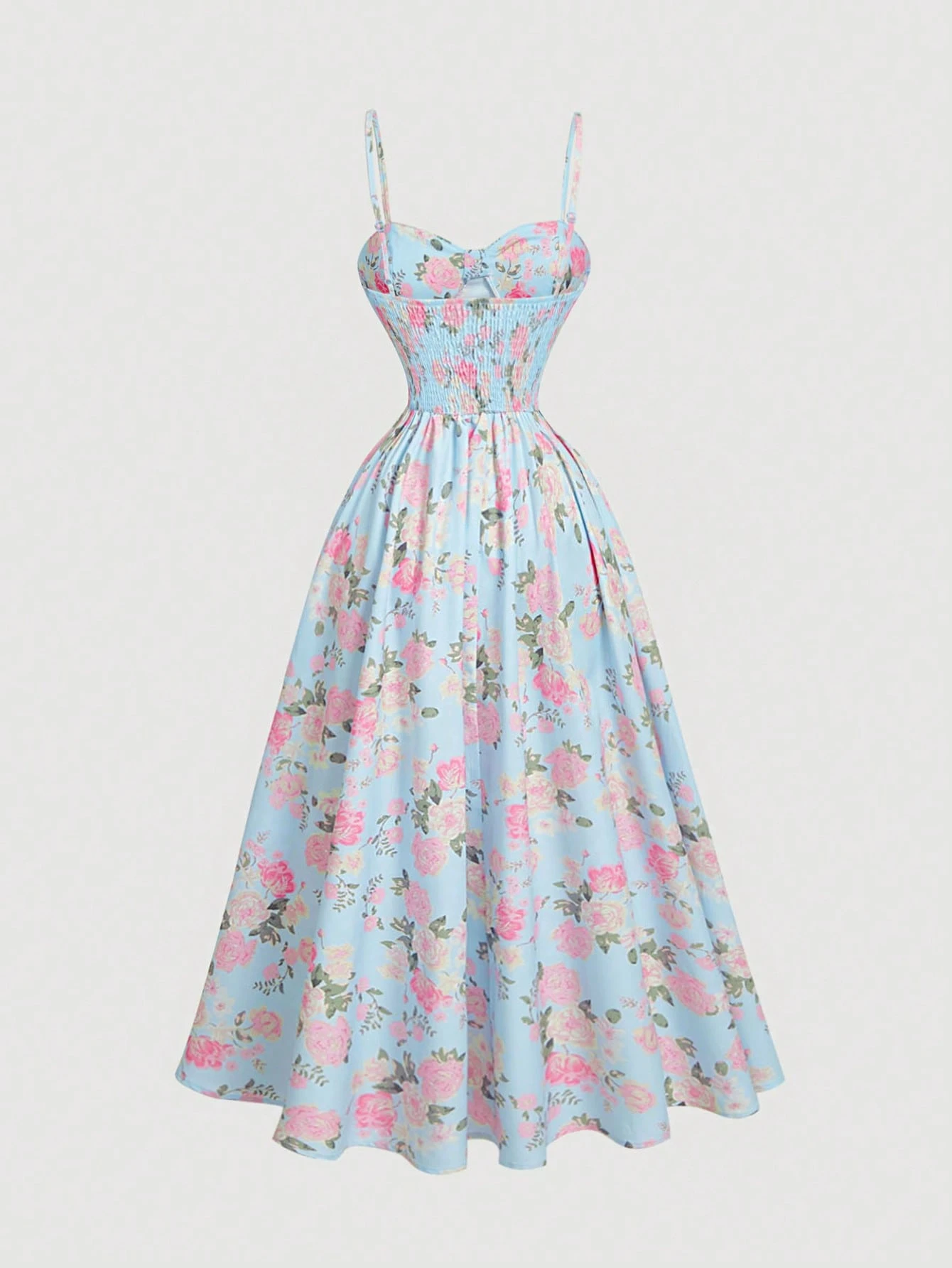 Vestido midi floral elegante - Imagen 2