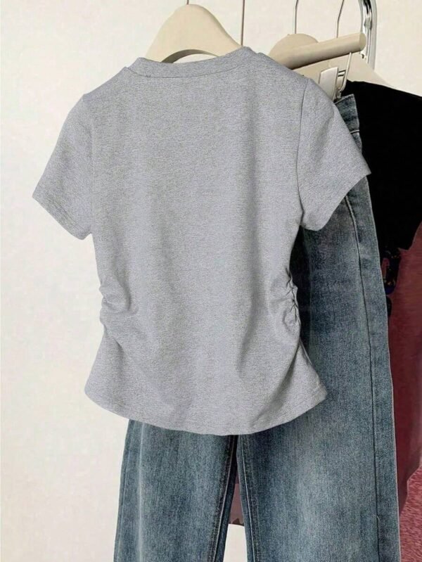 Camiseta de manga corta casual y versátil - Imagen 2