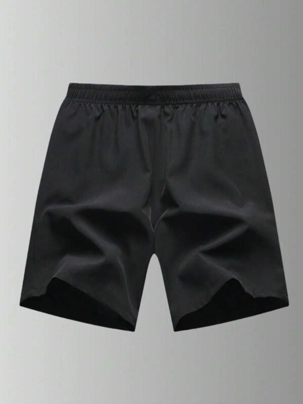 Pantalones cortos negros con cordón y bolsillos con cremallera - Imagen 2