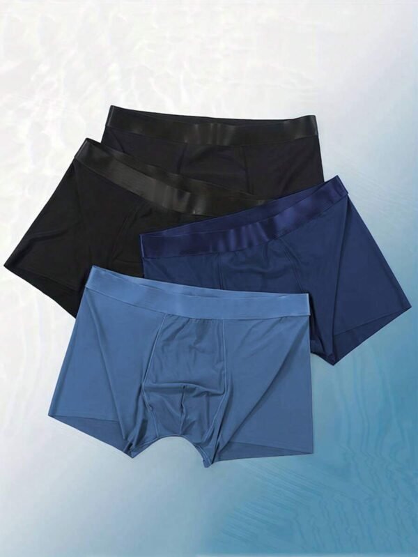 4 calzoncillos para hombre - Bóxers cómodos, suaves