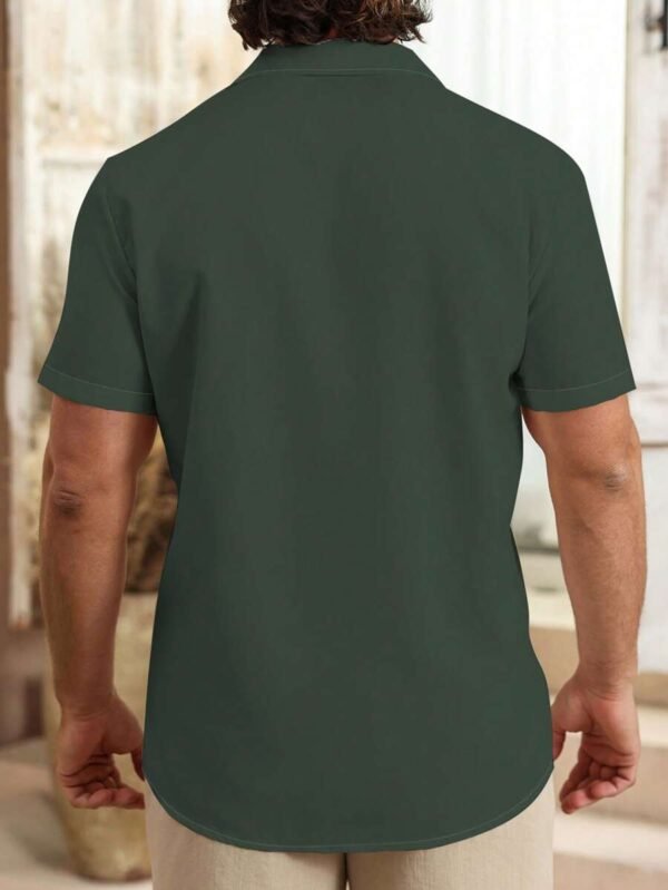 Camisa de manga corta con botones al frente - Imagen 3