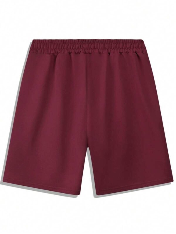 Pantalones cortos deportivos casuales de hombre con cordón - Imagen 2