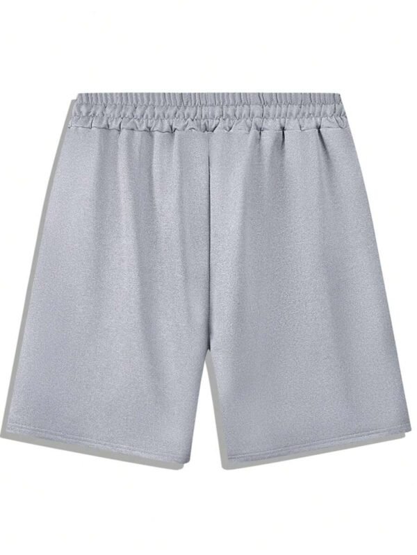 Pantalones cortos deportivos casuales de hombre con cordón - Imagen 2