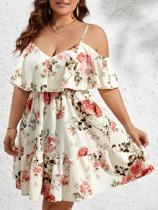 Vestido bohemio de verano con estampado floral - Imagen 3