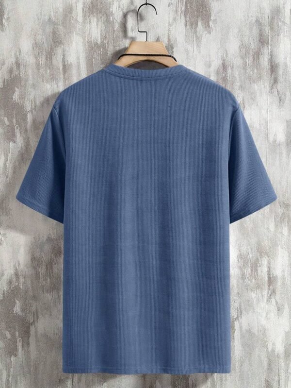 Camiseta De Manga Corta Para Hombre Con Tela Texturizada - Imagen 2