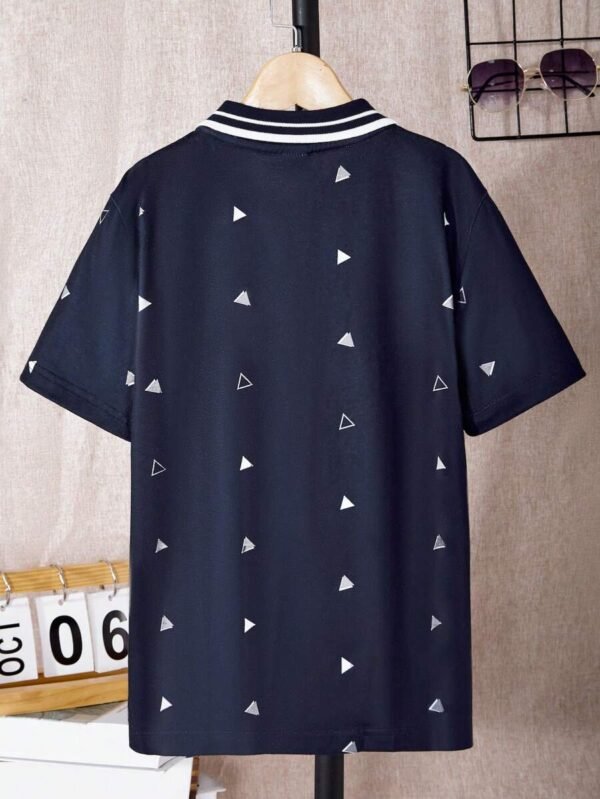Camisa polo de manga corta con estampado total - Imagen 2