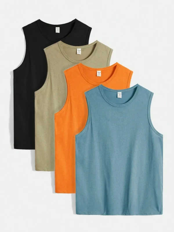 Camisetas Sin Mangas Sólidas