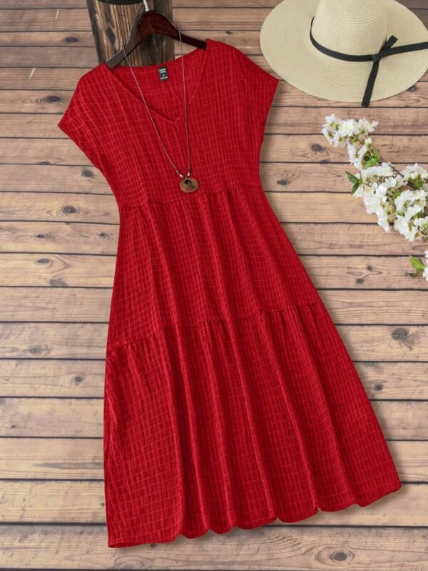 Vestido de verano de vacaciones con estampado campestre