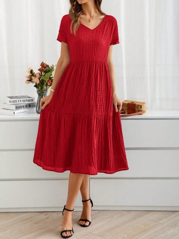 Vestido de verano de vacaciones con estampado campestre - Imagen 3