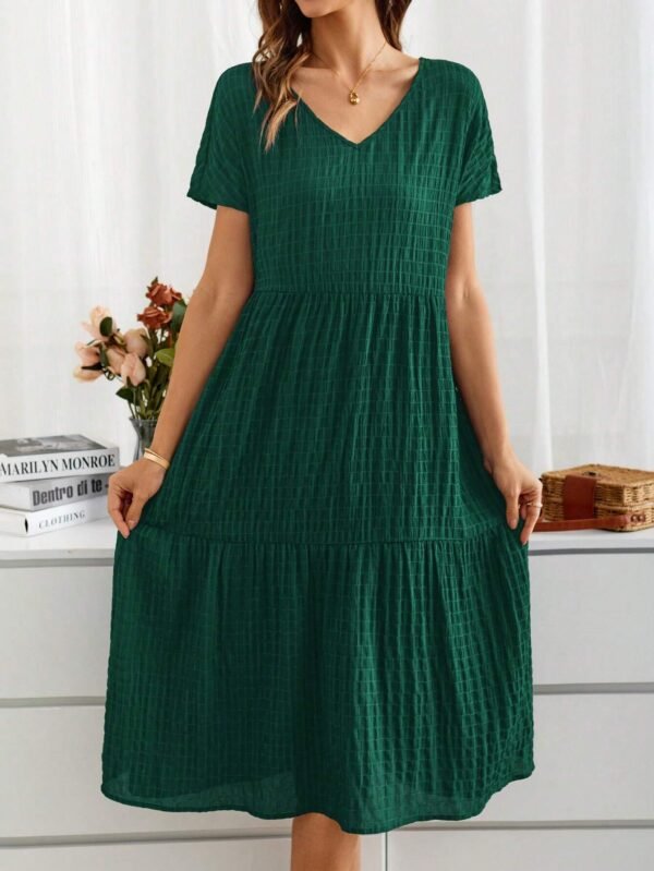 Vestido de verano de vacaciones con estampado campestre - Imagen 3