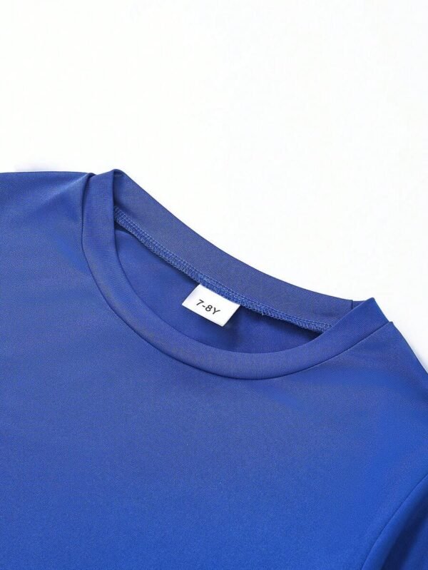 camiseta de manga corta de cuello redondo, liviana y transpirable - Imagen 3