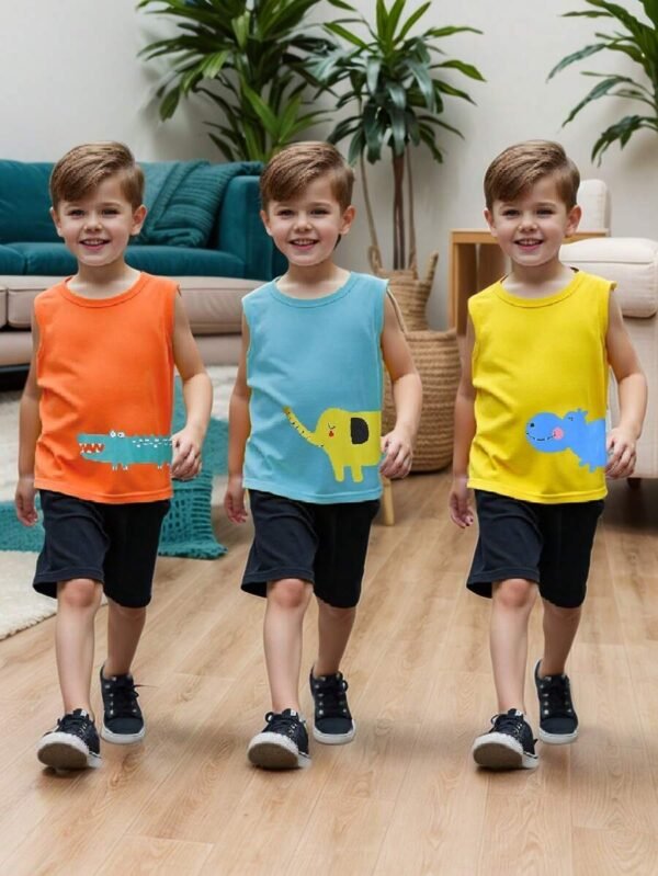 Chalecos Impresos Lindos Para Niños - Imagen 3
