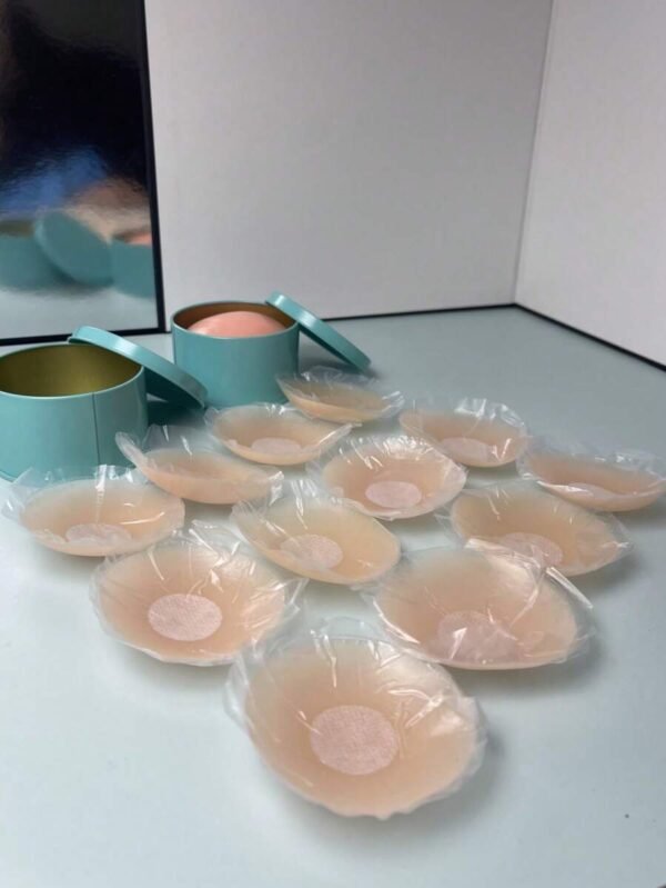 Cubrepezones de silicona Almohadillas para Pechos reutilizables - Imagen 2