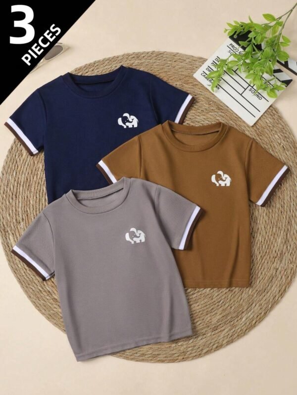 camisetas de manga corta casuales