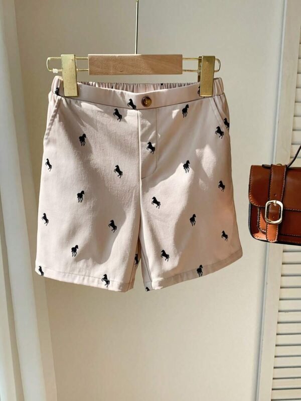 pantalones con cinturón elástico en la cintura - Imagen 3