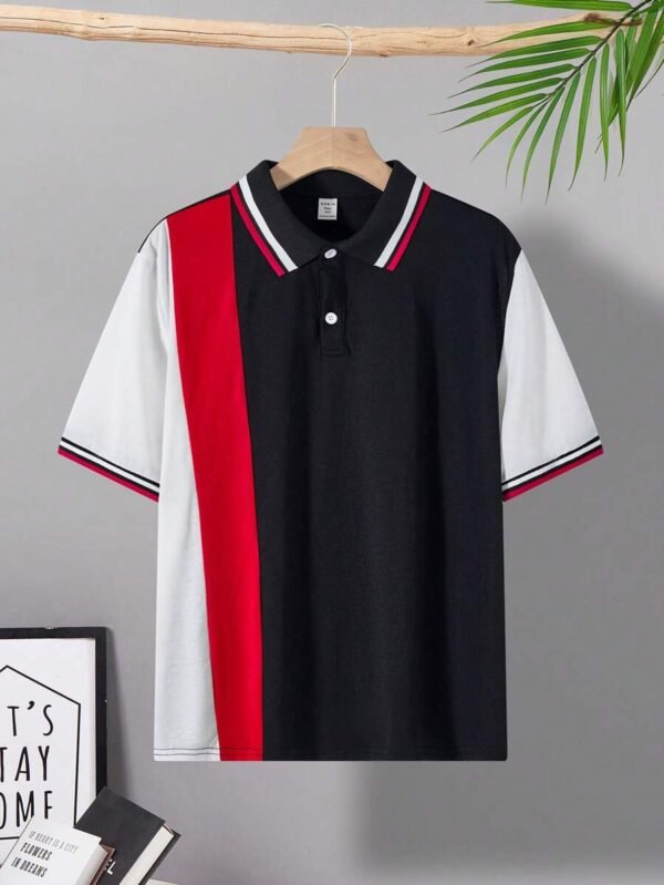 Camisa polo de manga corta casual