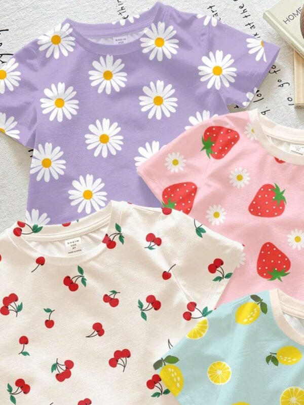 camisetas de manga corta y cuello redondo con gráficos de dopamina - Imagen 3