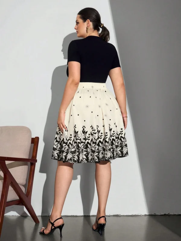 Falda de lunares de talla grande, de moda para el verano - Imagen 2