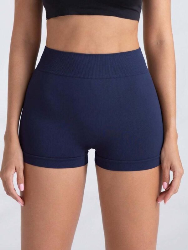 pantalones cortos sin costuras de cintura alta - Imagen 3