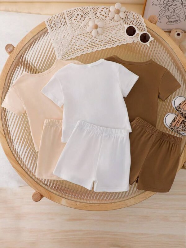 Conjunto de 2 piezas de verano para niñas bebés - Imagen 2