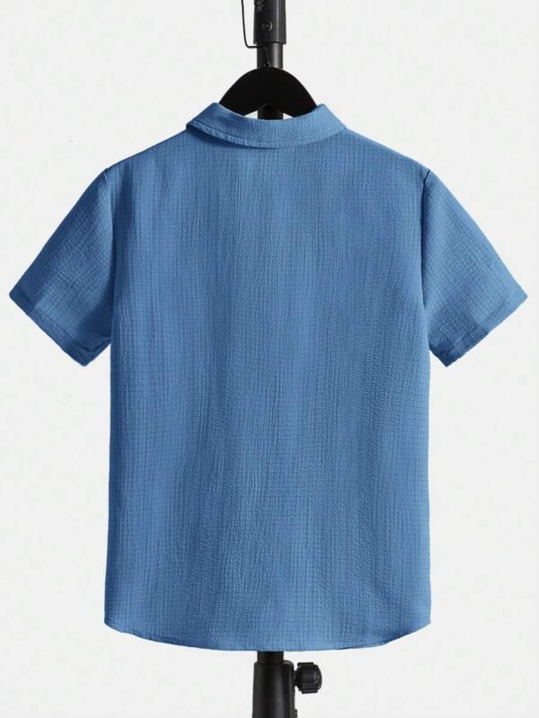 Camisa casual y cómoda de manga corta para niño preadolescente - Imagen 2