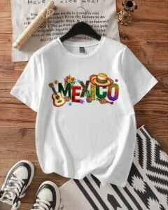 Camiseta ajustada de mujer de manga corta con cuello redondo