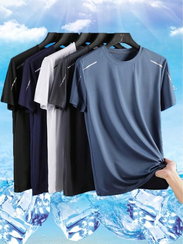 camiseta deportiva para hombre, apta para deportes fitness