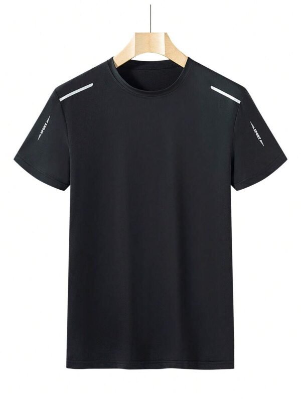 camiseta deportiva para hombre, apta para deportes fitness - Imagen 3
