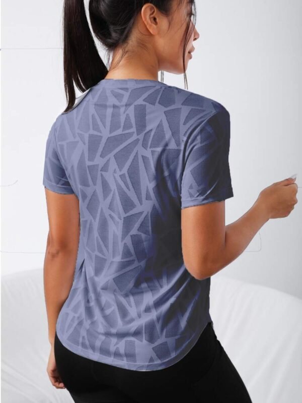 Camiseta deportiva de mujer de cuello redondo - Imagen 2