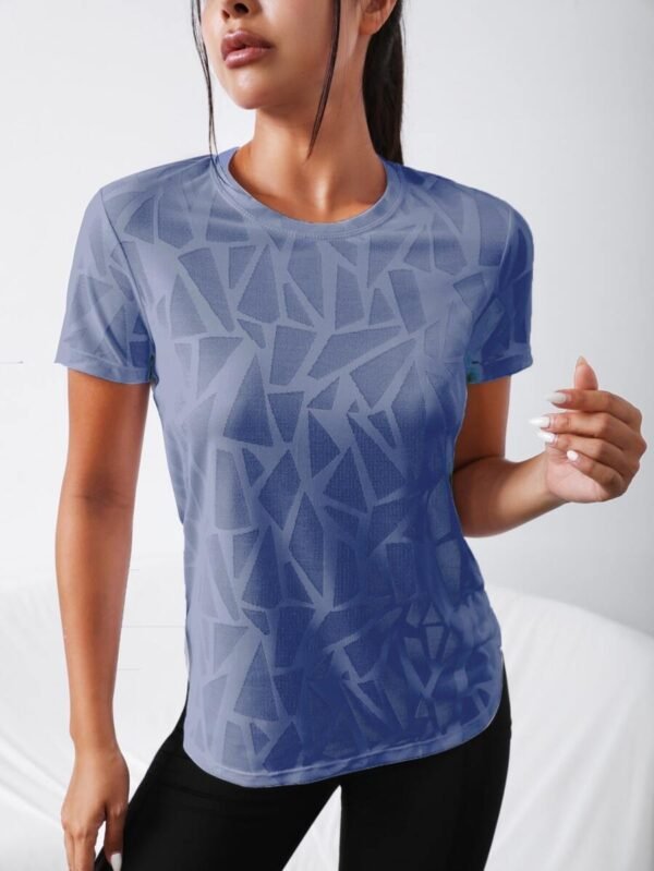 Camiseta deportiva de mujer de cuello redondo - Imagen 3