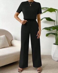 Blusa & Pantalones de pierna ancha