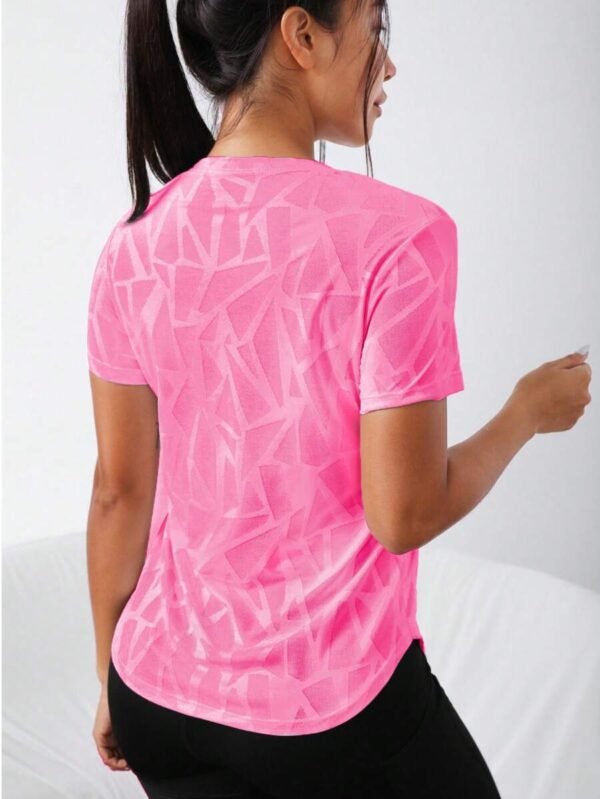 Camiseta deportiva de mujer de cuello redondo - Imagen 2