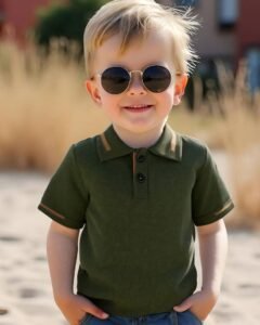 Camiseta tipo polo estilo deportivo casual y cómodo