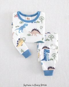 Conjunto de pijama con top de manga larga y pantalones