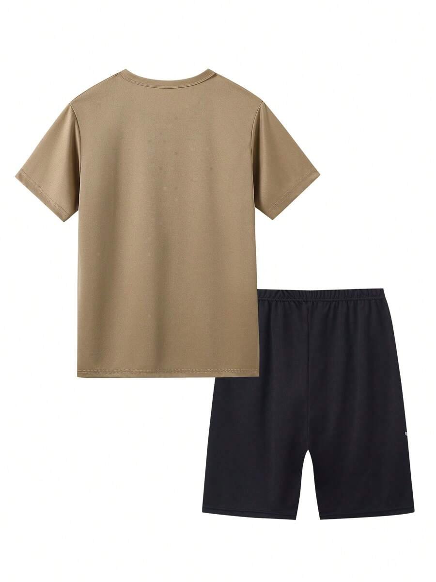 camiseta de manga corta y pantalones cortos deportivos - Imagen 2