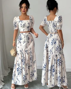 Conjunto de dos piezas para mujer para uso diario