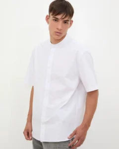 Camisa blanca manga corta