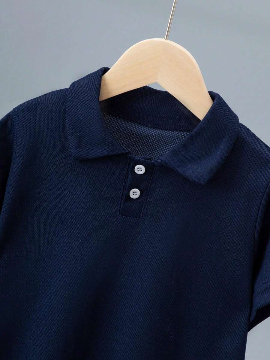 Camisa polo informal de manga corta transpirable - Imagen 3