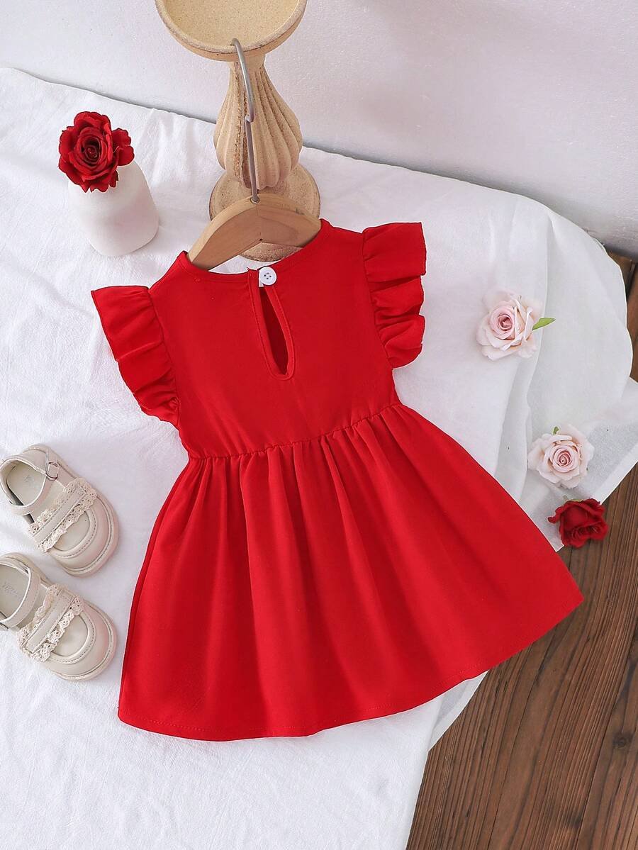 Vestido ligero de verano con mangas cortas y diseño lindo - Imagen 2